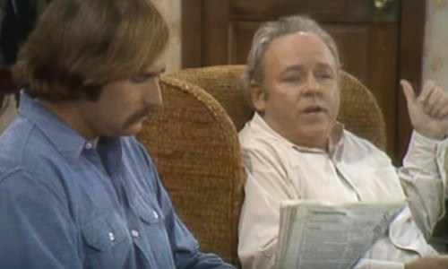 Rob Reiner & Carroll O'Connor - Sitcoms Online Photo Galleries